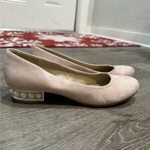Madeline Stuart ballerina pink pearl flats